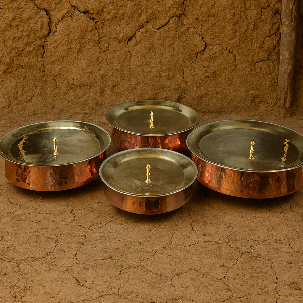 Copper Lagan for Biryani & Indian Curries