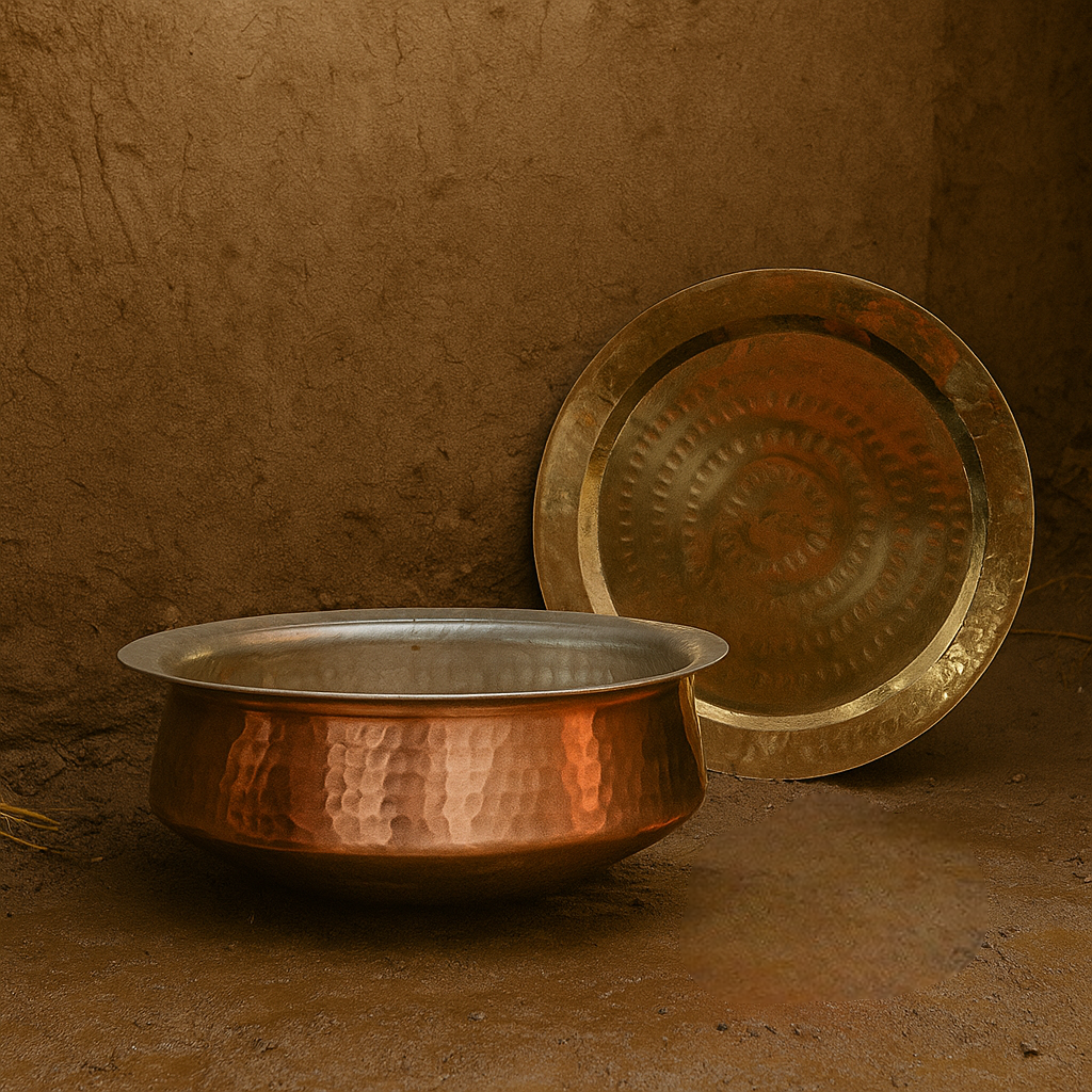 Copper Lagan for Biryani & Indian Curries