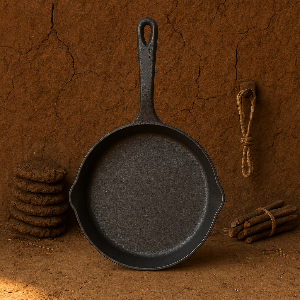 Cast Iron Frypan | Heavy-Duty, Pre-Seasoned & Chemical-Free