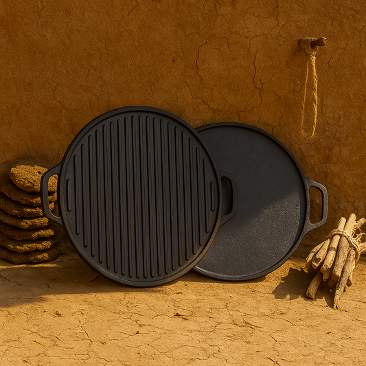 Cast Iron Dosa Tawa  2 in 1