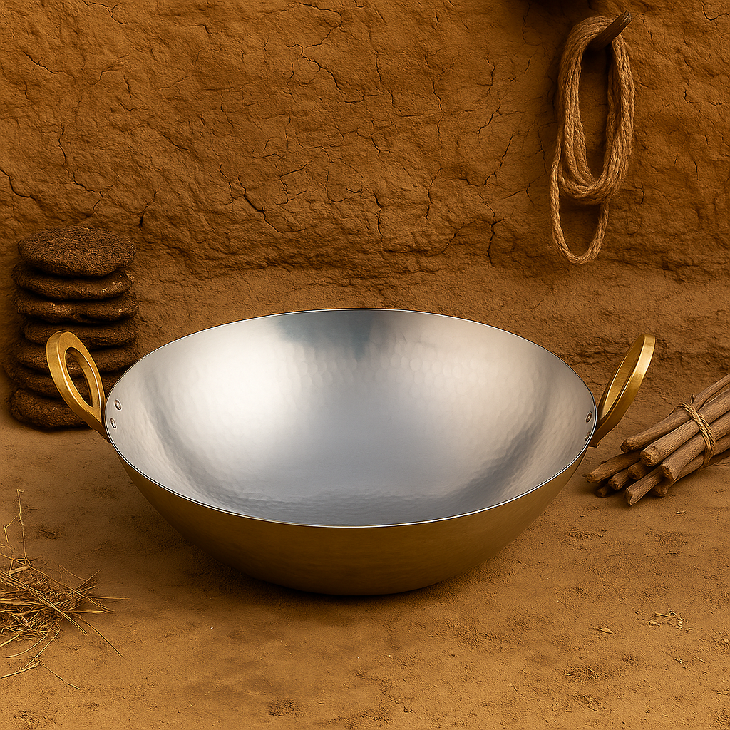 Brass Kadai for Cooking