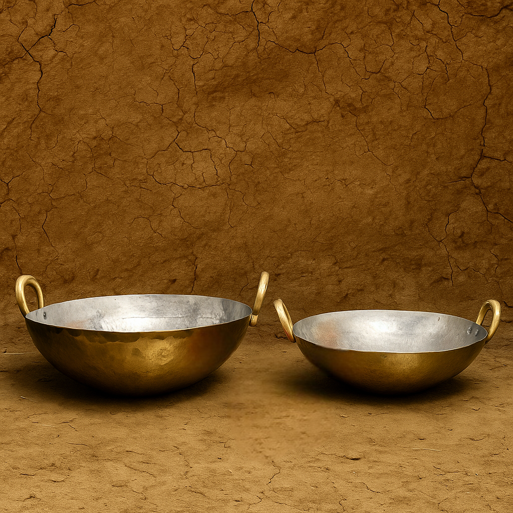 Brass Kadai for Cooking