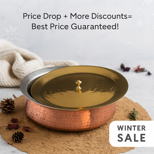 Copper Lagan for Biryani & Indian Curries