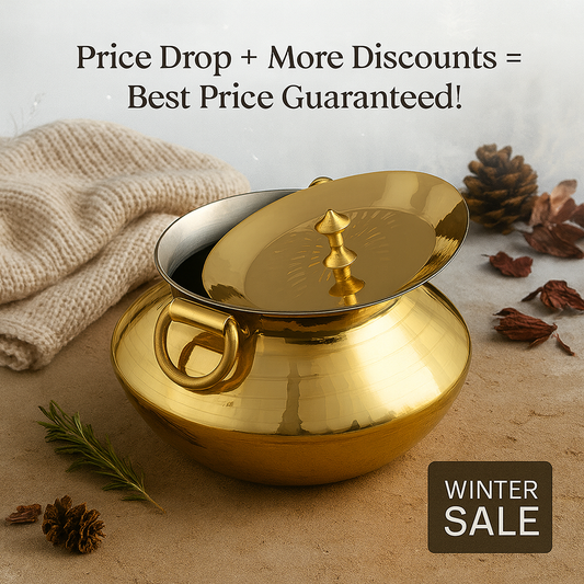 Brass Patili for Dals & Indian Curries