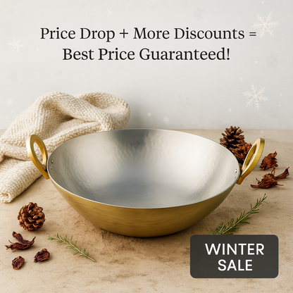 Brass Kadai for Cooking