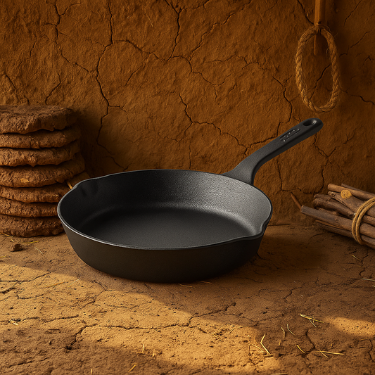 Cast Iron Frypan | Heavy-Duty, Pre-Seasoned & Chemical-Free
