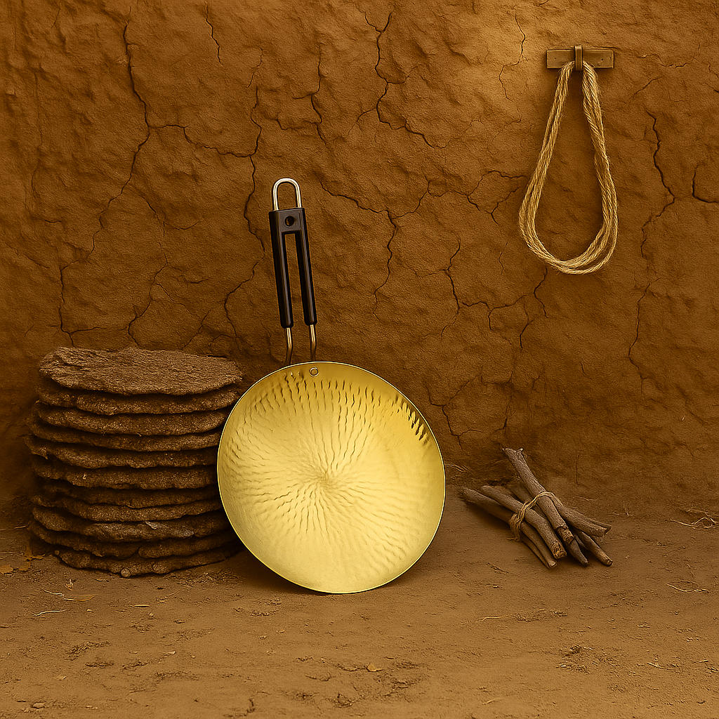 Tawa with black handle