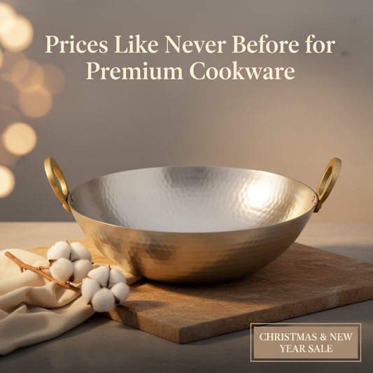 Brass Kadai for Cooking