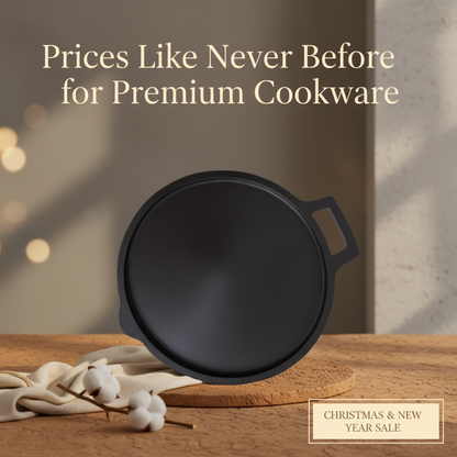 Cast Iron Dosa Tawa – Single Handle