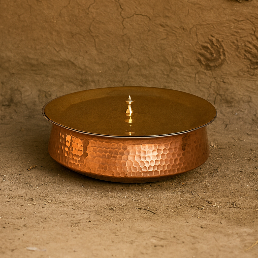 Copper Lagan for Biryani & Indian Curries
